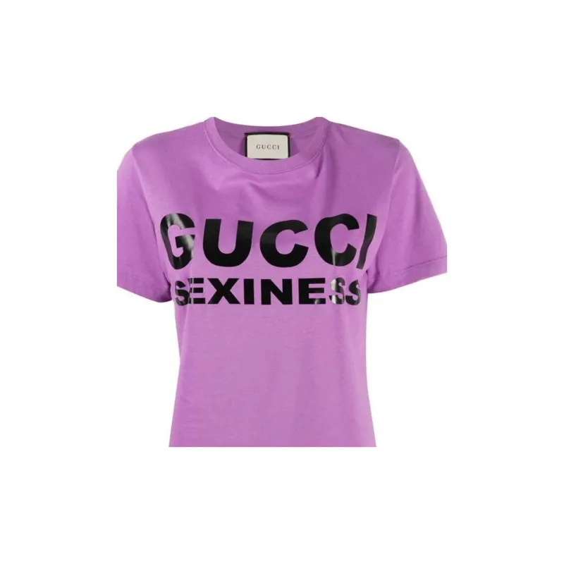 GUCCI SS23 Regular T Shirt Women's Purple-5