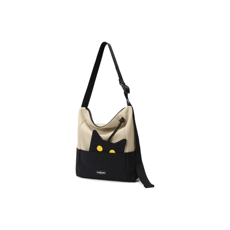 NOXXON Nylon Fabric Tote Bag Shoulder Bag Regular Women's Khaki/Neon Green-1