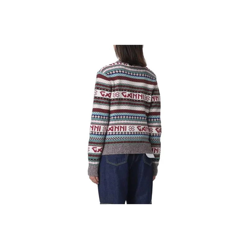 GANNI Sweaters Women's Brown-3