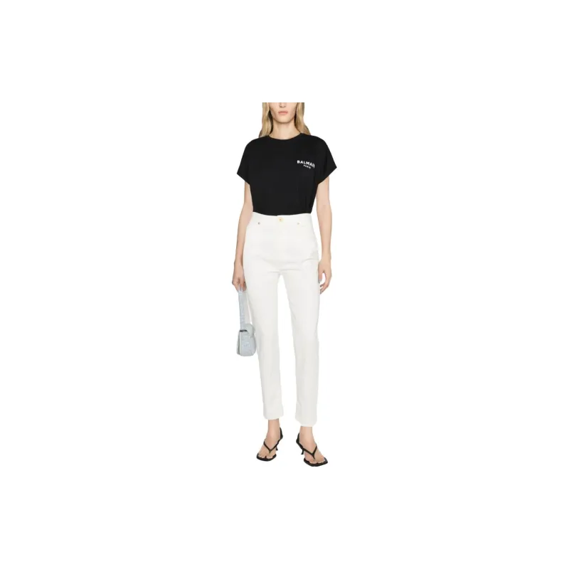 BALMAIN High rise Skinny Jeans-1