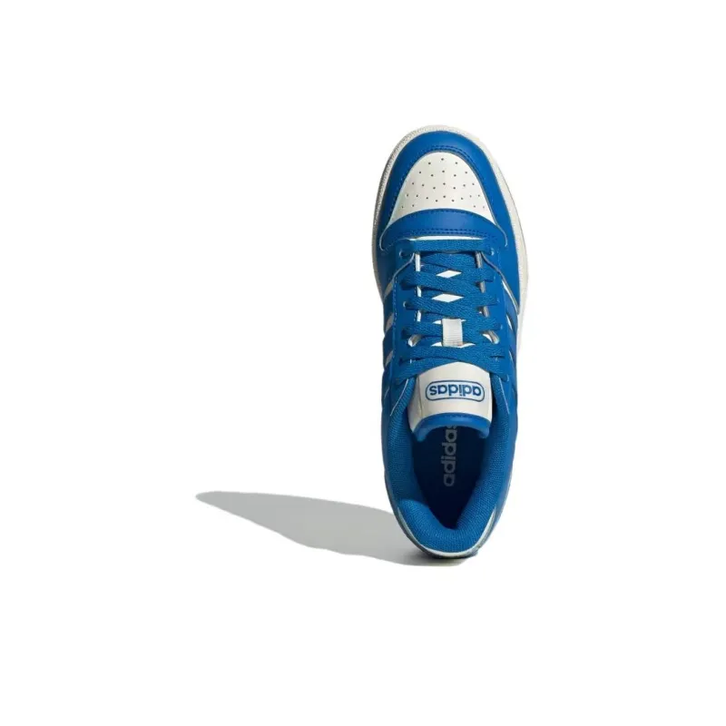 Adidas BREAK START Slip Resistant, Abrasion Resistant, Breathable Low Top Children's Basketball Shoes Blue Teenagers-4