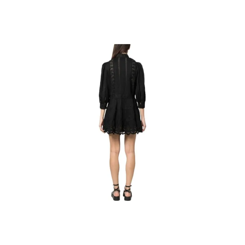ALICE+OLIVIA Long-Sleeved Dresses Women's Black-1