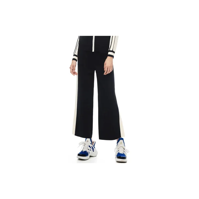 XII BASKET Casual Pants Women's Navy Blue-2