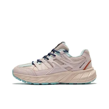 Erke Anti-Slip Wear-Resistant Low-Top Casual Running Shoes Women's Birch Wood Mountain Medicinal Gray
