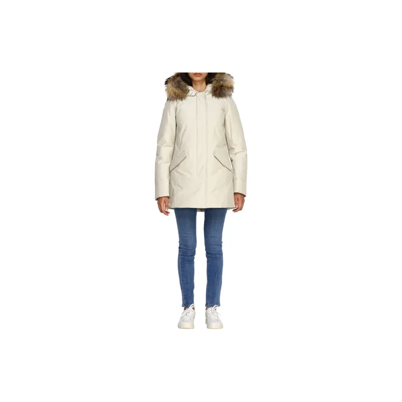 WOOLRICH Hooded Fur Trimmed Coat-2