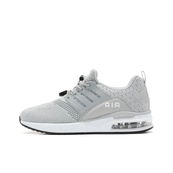 SOULSFENG Anti Slip Wear Resistant Breathable Lightweight Low Top Casual Shoes Unisex Gray