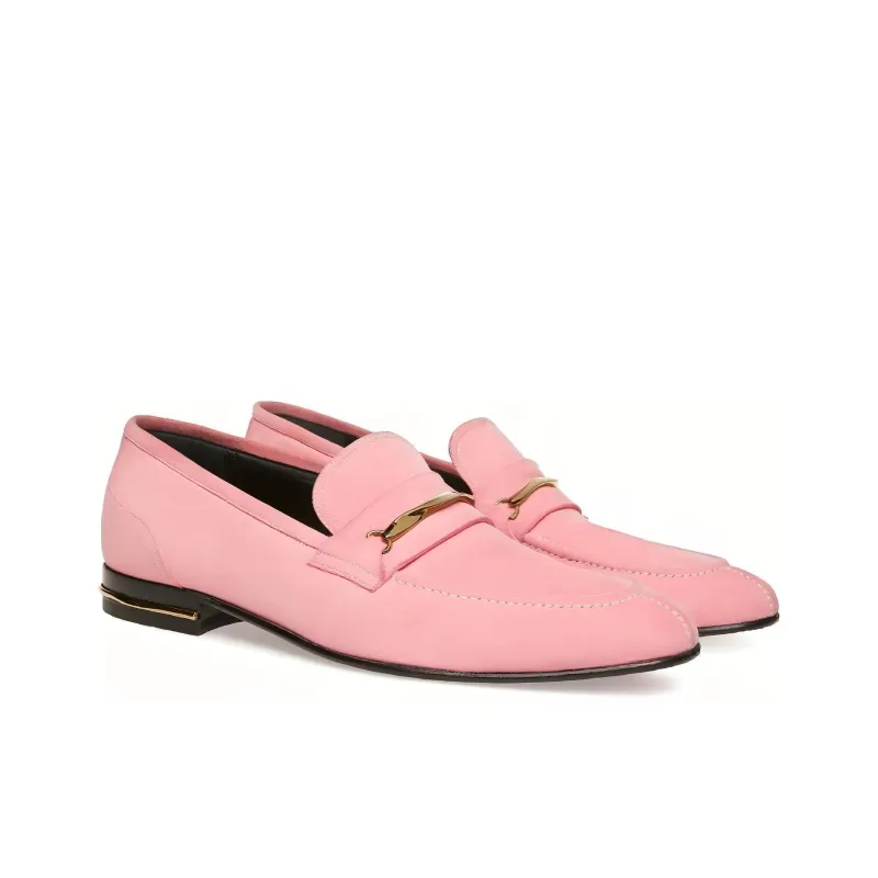 BALLY Suisse Loafers Men's Pink-2