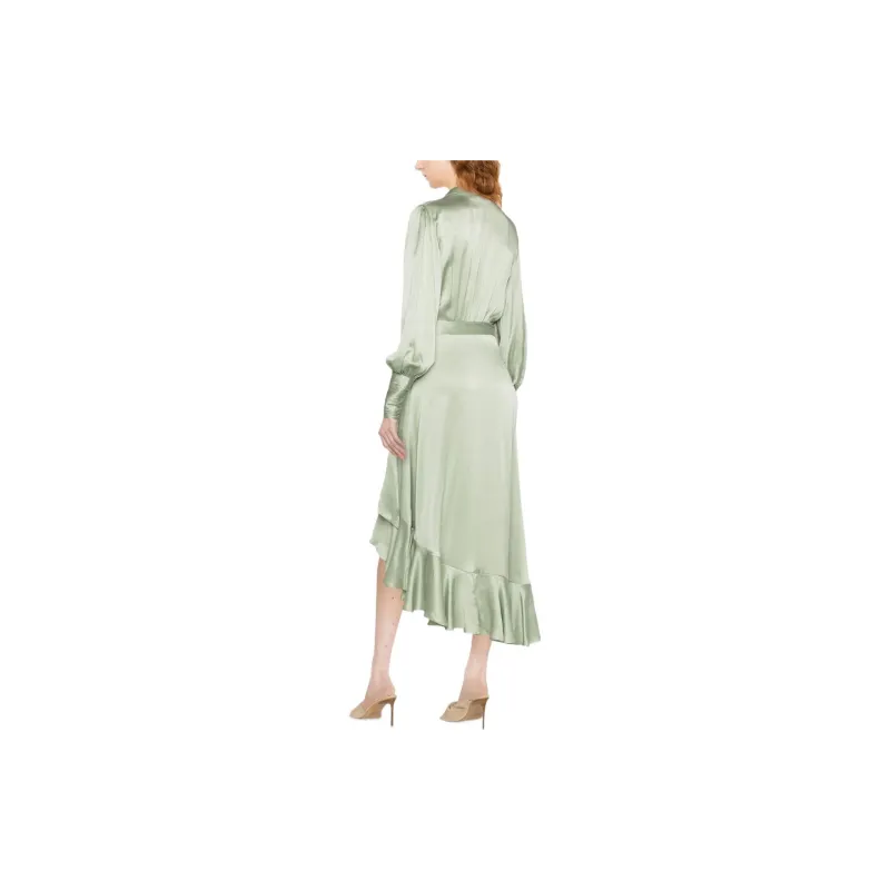 Zimmermann Long-Sleeved Dresses Women's Mint Green-2
