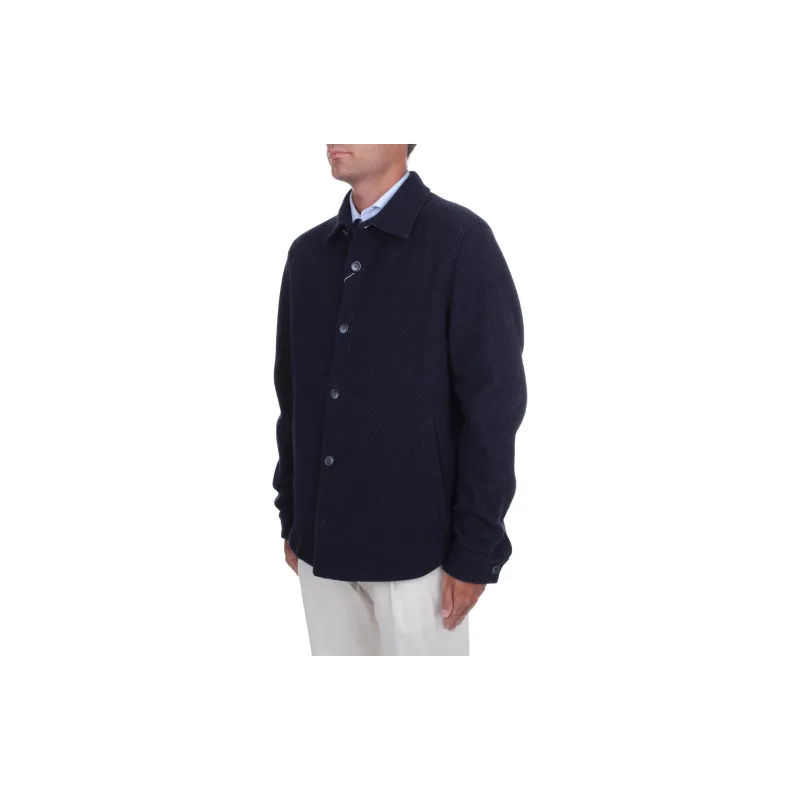 HERNO Buttoned Long Sleeved Shirt Jacket-2
