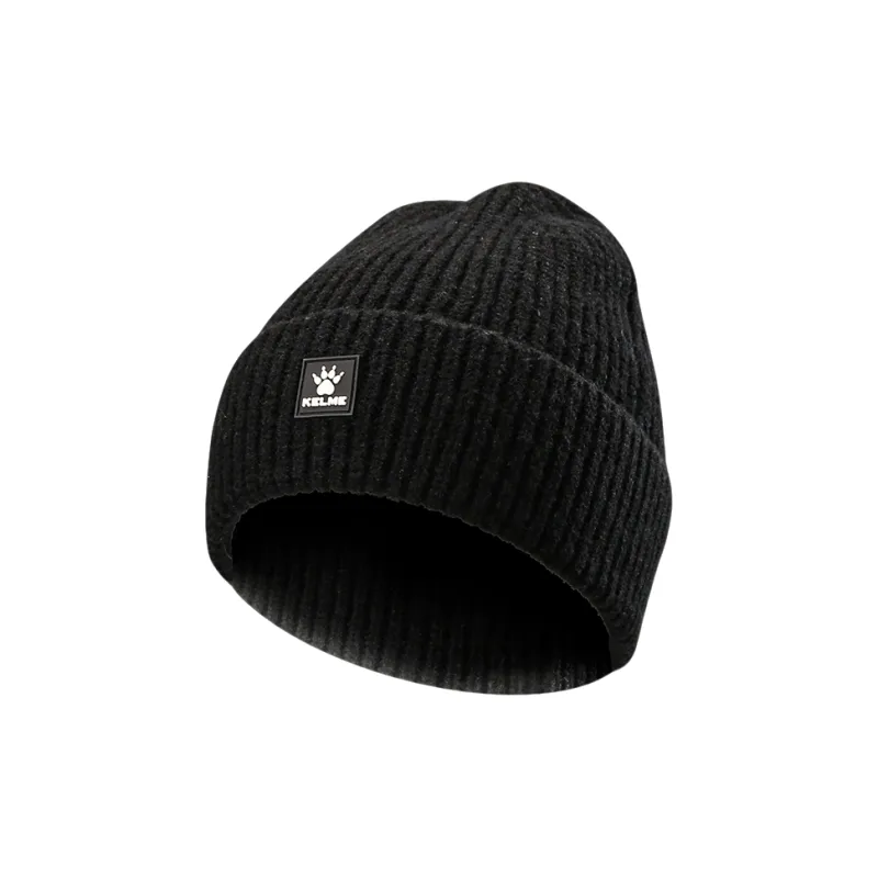 KELME Acrylic Nylon Beanies Unisex Black Orange Beige-0