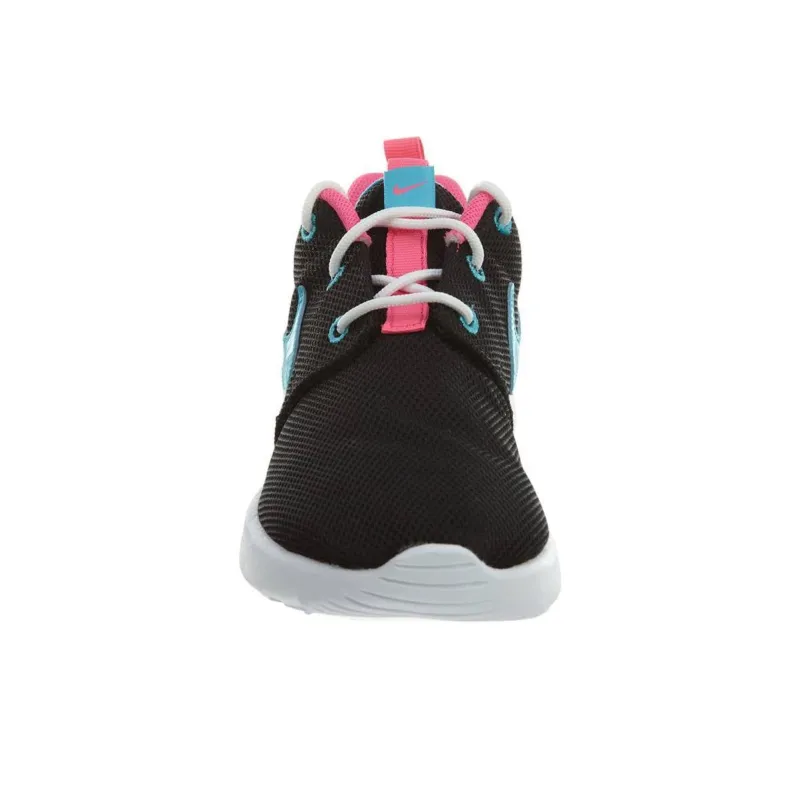 Nike Roshe One Cushioning Wear-Resistant Low-Top Kids' Running Shoes Black Pink Children Aged 3-7 Years Old-3