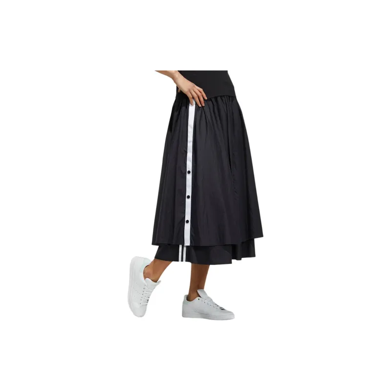 Adidas Originals Casual Long Skirts Women's Black-3