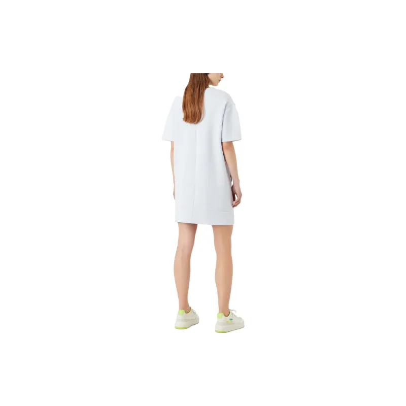 EMPORIO ARMANI Short Sleeved Dresses Women's Light Blue-3