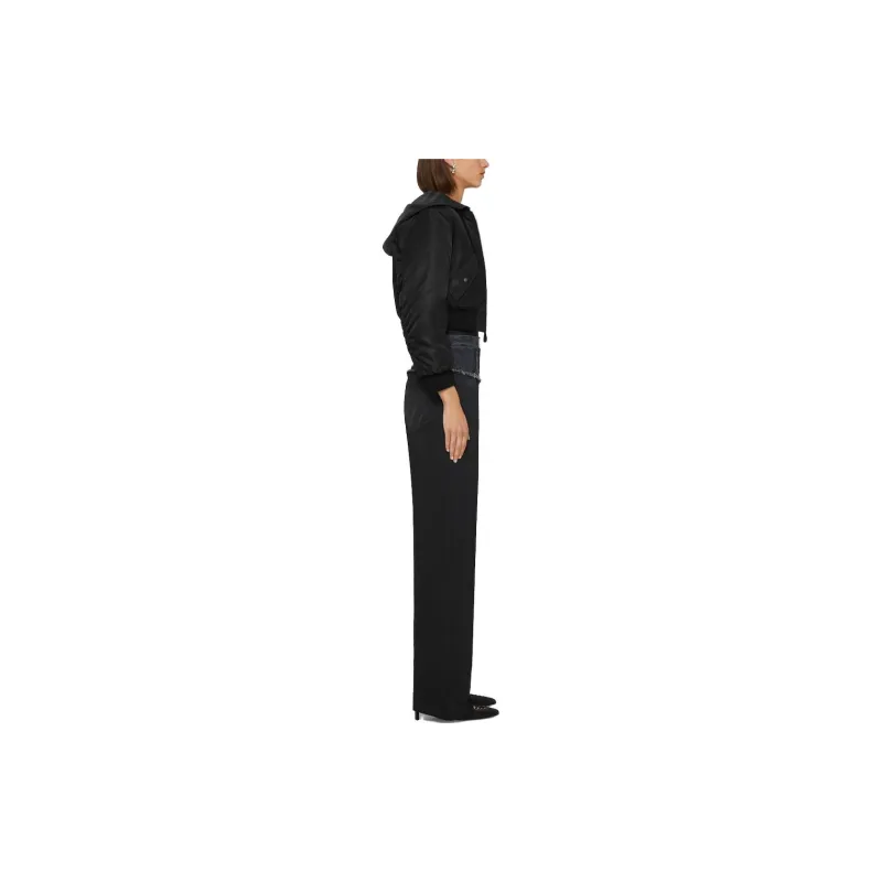 Givenchy Cropped Hooded Bomber Jacket-3