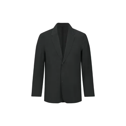 URBAN REVIVO Business Suits Men Dark Gray