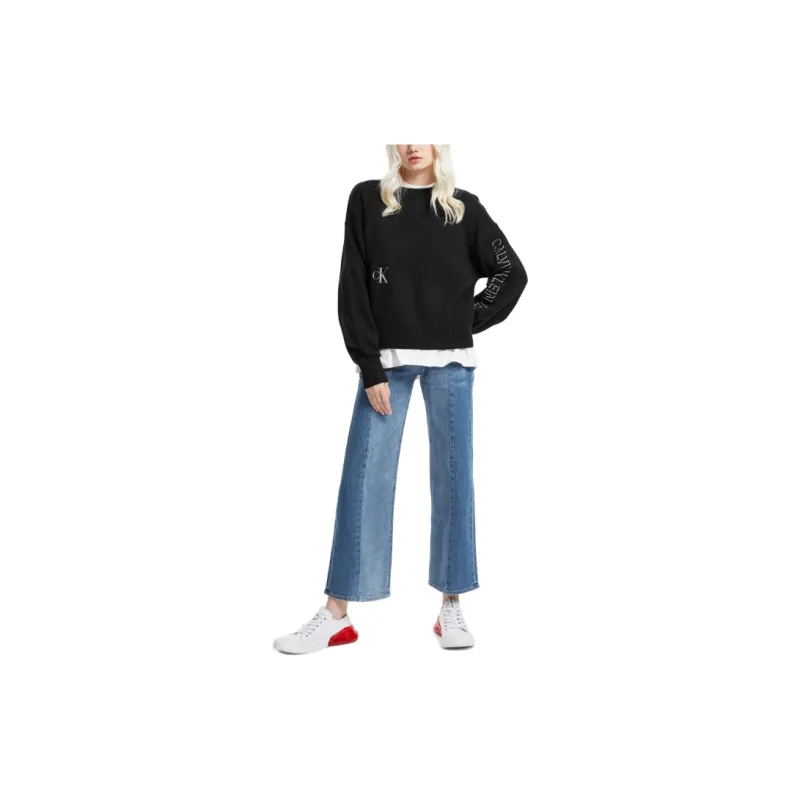 CALVIN KLEIN Casual Pants Women's Blue-4