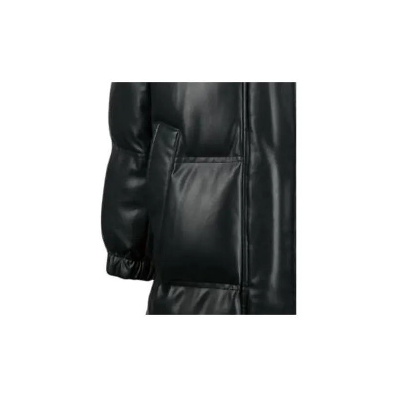 STAND STUDIO Fabiola Quilted Faux-leather Coat-4