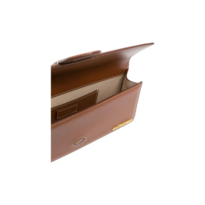 Jacquemus Cotton One Shoulder Handbag Women's Brown-3