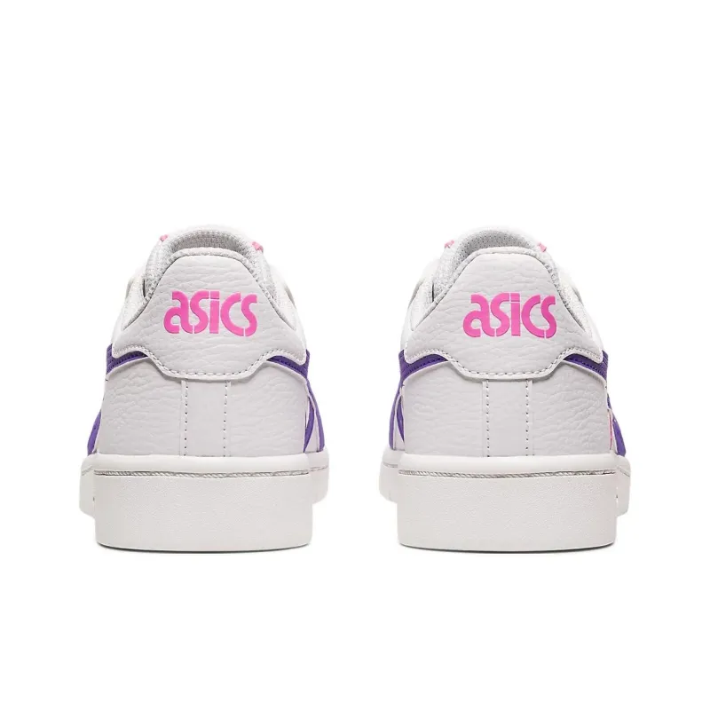 Asics JAPAN S Anti Slip And Wear Resistant Lightweight Low Top Kids' Skateboarding Shoes White Purple Teenagers-3