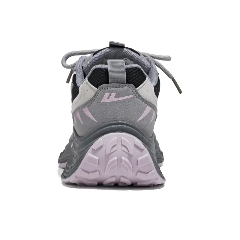 Warrior Low-Top Chunky Sneakers Women's Silver-4