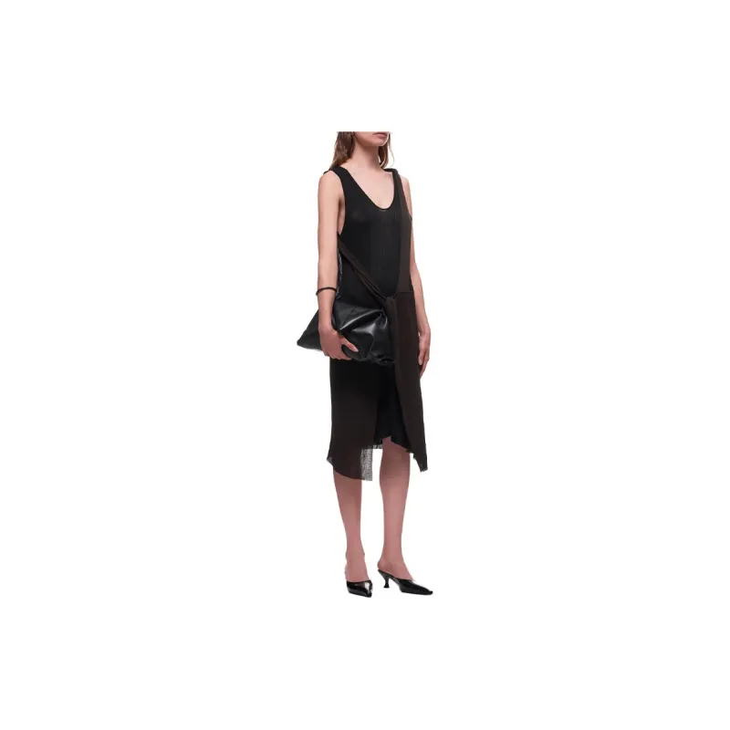Bottega Veneta Sleeveless Dresses Women's Black-4