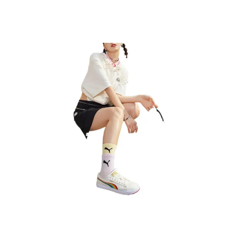 PUMA T-Shirts Women's White-3
