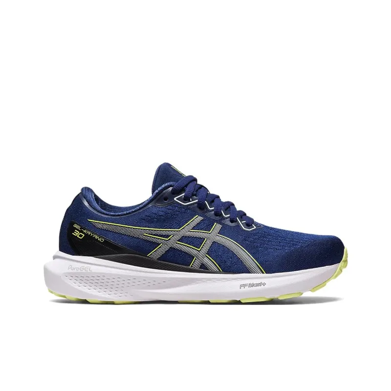 Asics Gel Kayano 30 Abrasion Resistant Low Top Kids' Running Shoes Dark Blue Teenagers-1