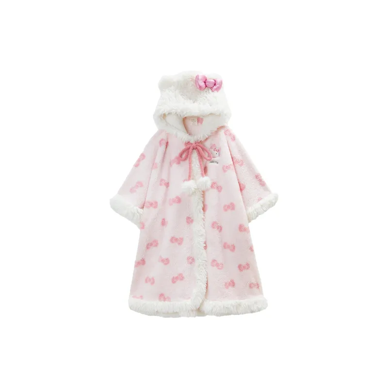 GUKOO x Hello Kitty Sleep Robe Women's Pink-0