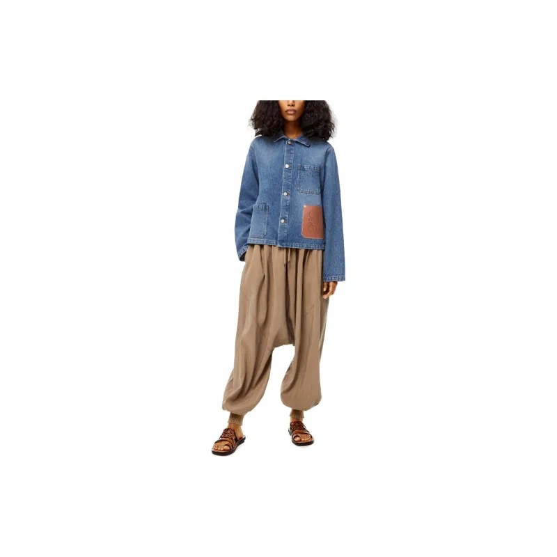 LOEWE FW21 Denim Jacket Women's Blue-1