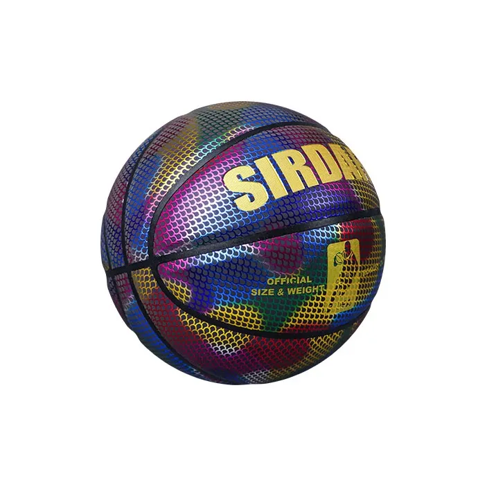 SIRDAR Synthetic Leather Basketball Blue Purple Size 7 Training Unisex-2