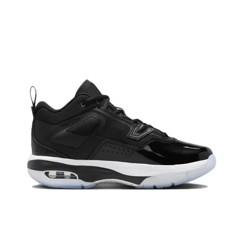 Jordan Stay Loyal 3 Anti Slip Wear Resistant Kids Lifestyle Shoes Black Teenagers-1