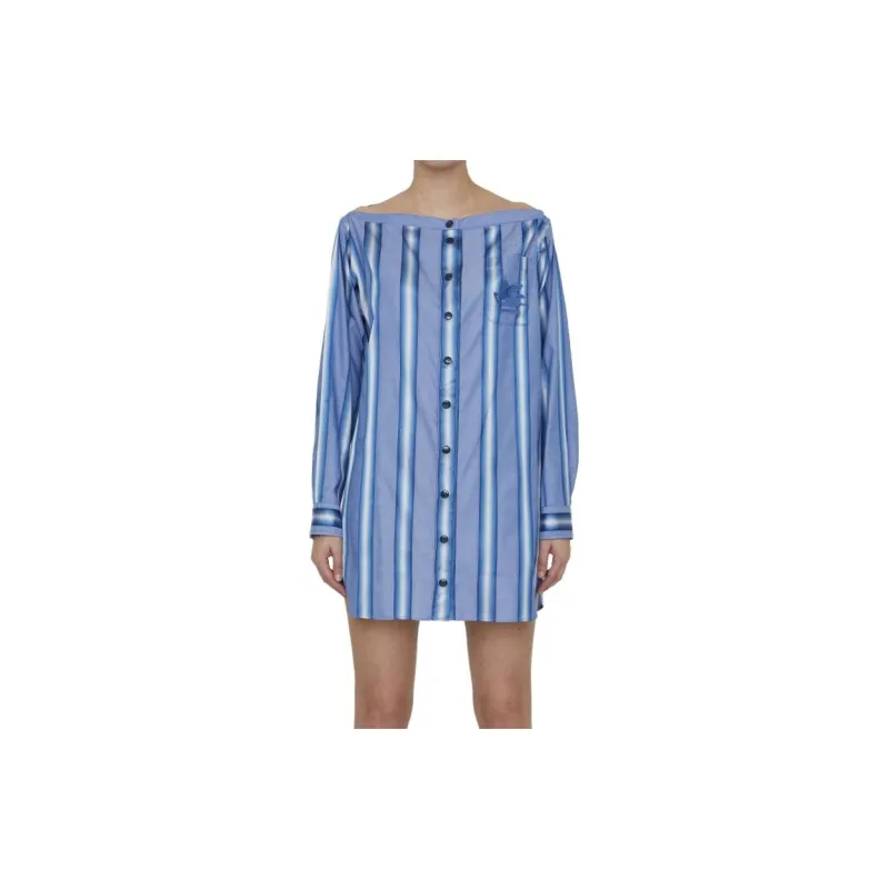 ETRO Striped Shirt Dress-1