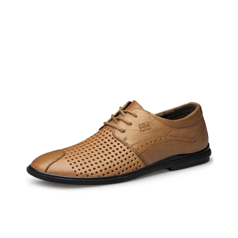 Mulinsen Men's Casual Shoes Men Low Top Black/Light Brown/Dark Brown/Khaki-30