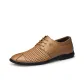 Khaki Perforated[Leather Shoe Size: Athletic Shoes 41 = Size 40 in This Model]