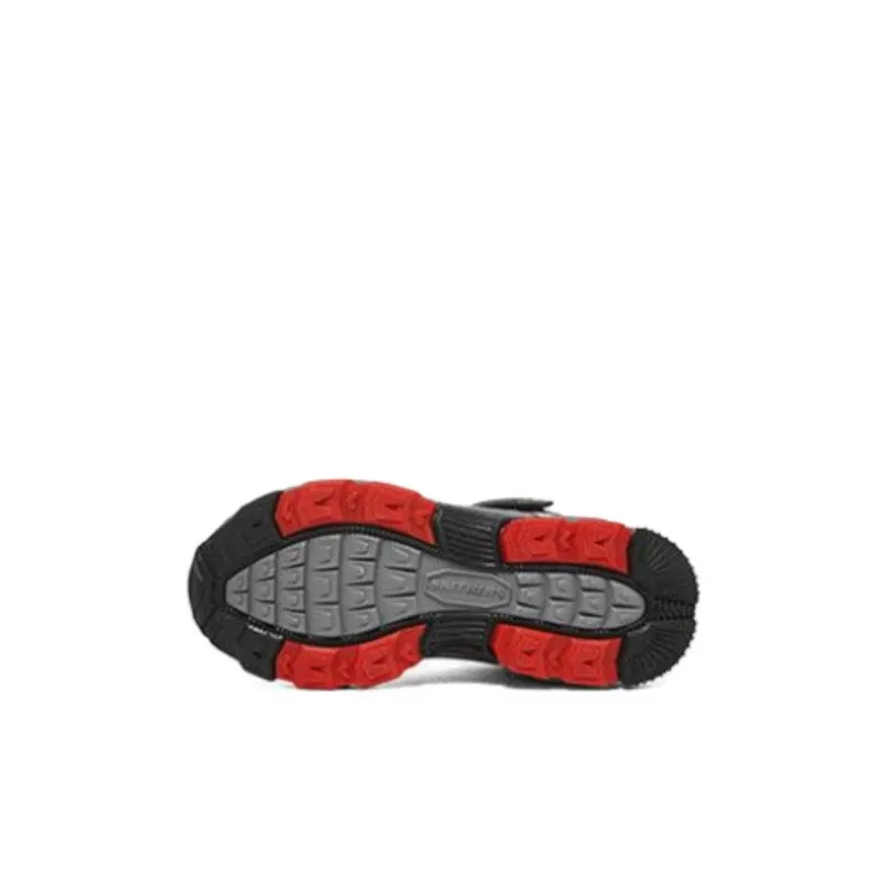 Skechers Anti Slip Wear Resistant Kids Lifestyle Shoes Black Red Kids'-3