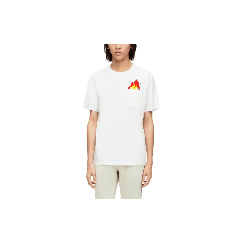LOEWE x HAERDEYIDONGCHENGBAO SS23 T Shirt Unisex White-8