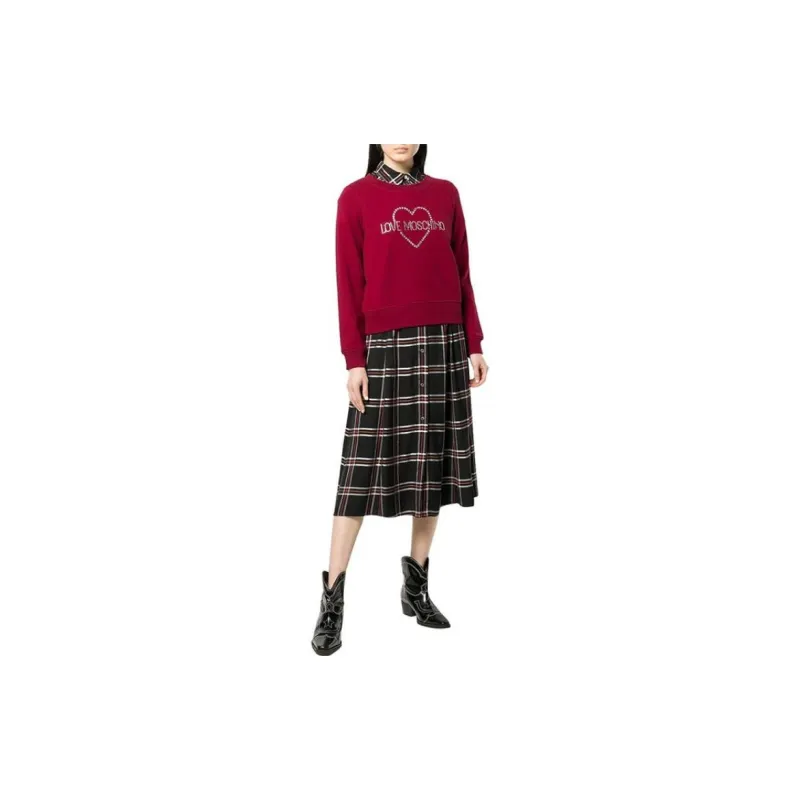 MOSCHINO Sweatshirts Women's Red-3