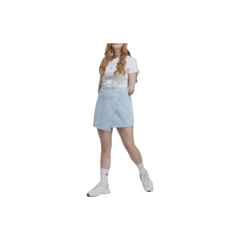 Adidas Originals Casual Short Skirts Women's Blue-3