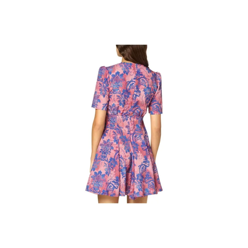 VERSACE JEANS COUTURE Floral print Flared Mini Dress-3