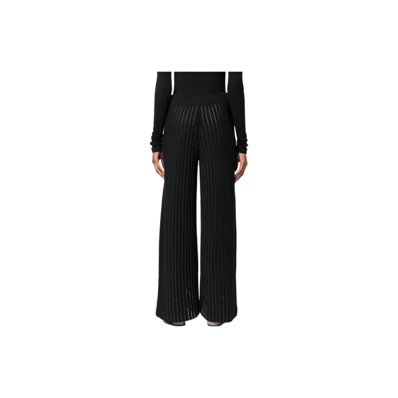 Fabiana Filippi Straight Leg Ribbed Trousers-1