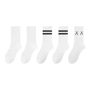 MIIOW Mid-Calf Socks Unisex 5 Pack