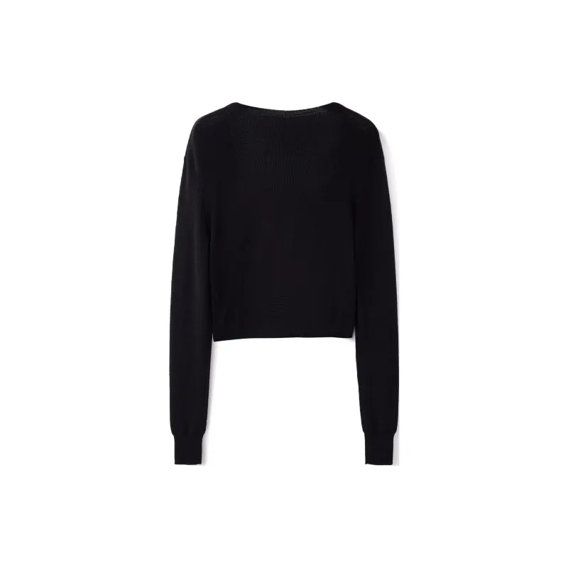 TKY SHOP Knitwear Women's Elegant Black-1
