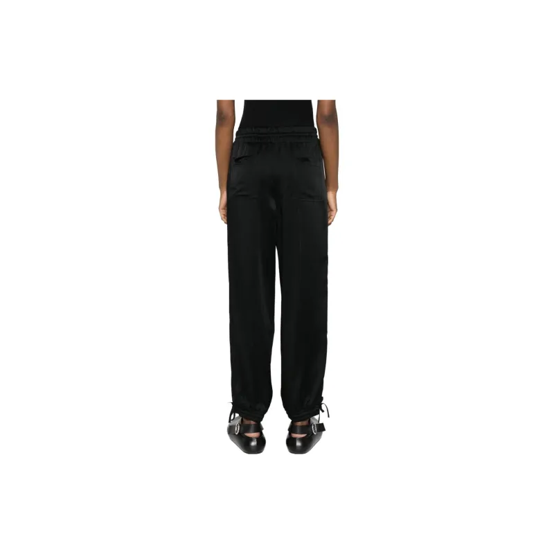 JIL SANDER Mid Rise Drawstring Trousers-3