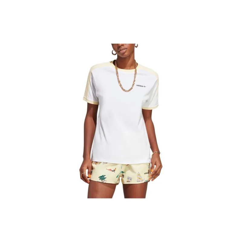 Adidas Originals T Shirts Women's White-1