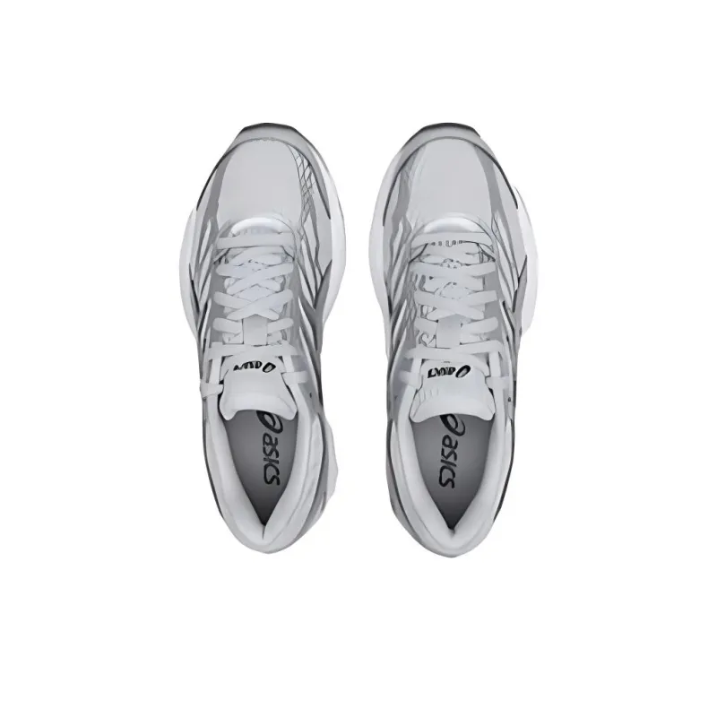 Asics Gel Flux 4 Anti Slip Wear Resistant Low Top Kids' Running Shoes Silver Teenagers-3