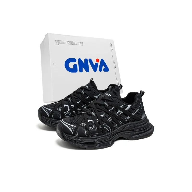 GNVA Slip-Resistant Low-Top Chunky Sneakers Unisex Box Included-6