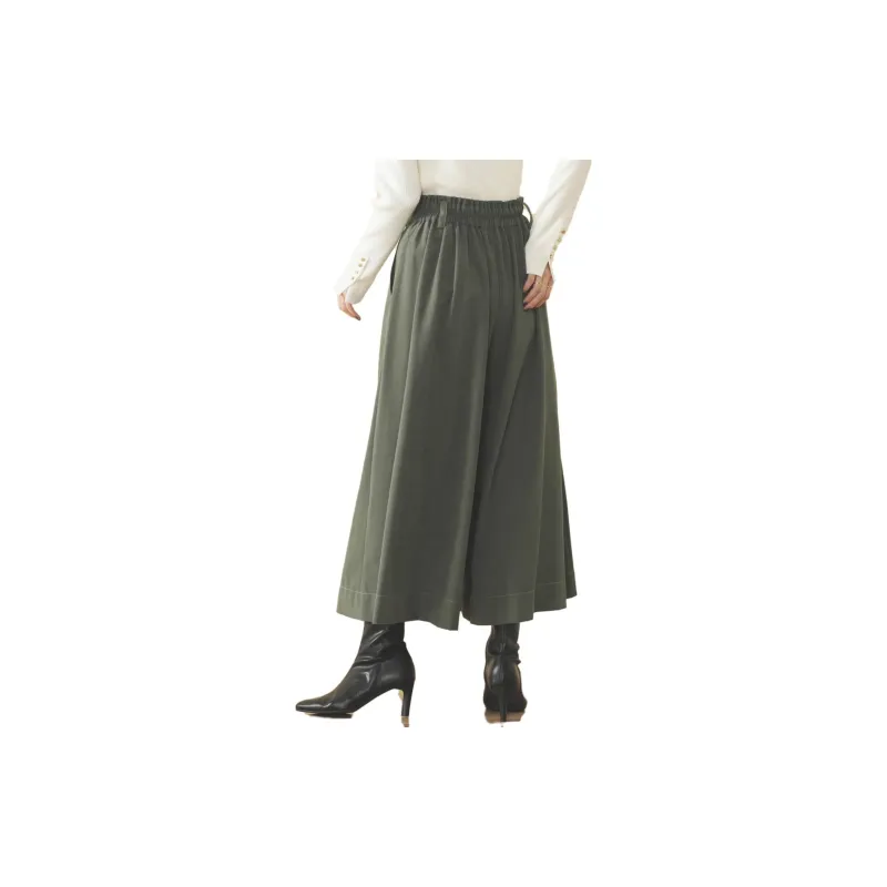 Beams Casual Pants Women's Olive Green-7