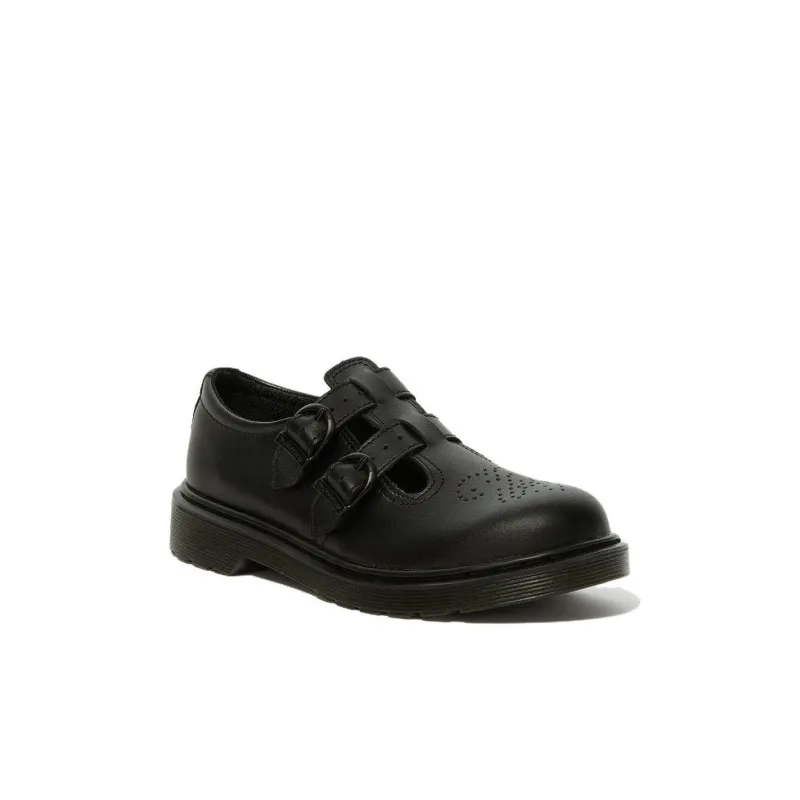 Dr.Martens 8065 Kids' Leather Shoes Black Kids'-1
