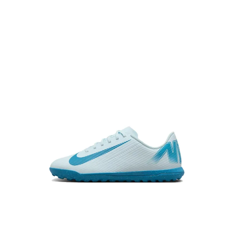 Nike Mercurial Vapor 16 Anti Slip Wear Resistant Low Top Kids' Soccer Shoes Blue Kids'-0