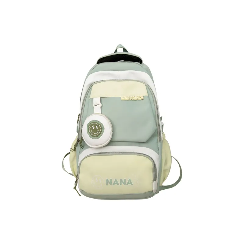NX DOUGHNUT Nylon Backpack Unisex Gray/Black/Orange/Khaki/Light Green/Jasper-7
